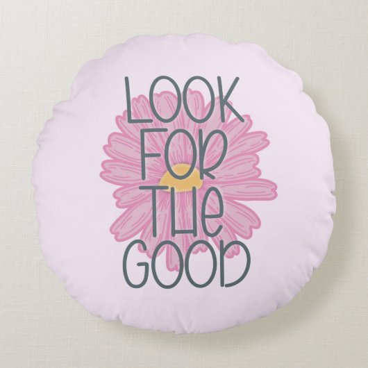 Zoek het Goede Sierkussen Rond Kussen (Voorkant)