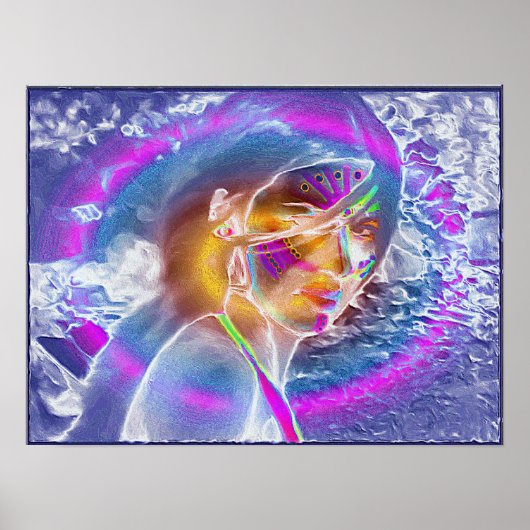 zoek je eigen zielfrequentie poster (Voorkant)