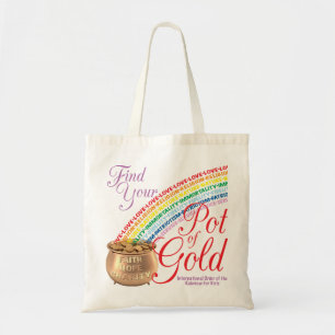 Zoek je potje Gold Canvas tas