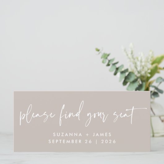 Zoek je stempel op het script voor bruiloft (Staand voorkant)