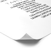 Zoek je tweetafelingstabel poster (Hoek)