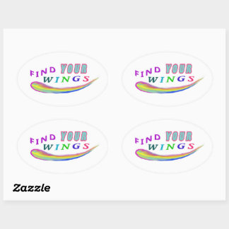 Zoek je vleugels Sticker