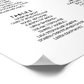 Zoek je Zetel - Weddenschap Poster (Hoek)