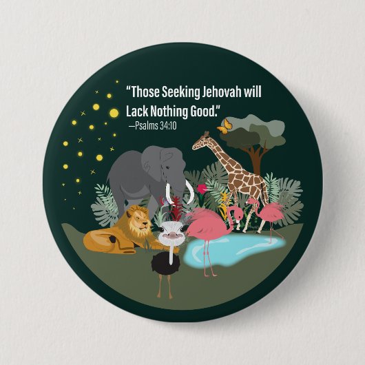 Zoek Jehovah Button (Voorkant)