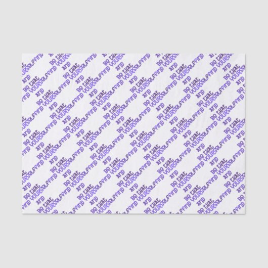 Zoek jezelf en wees dat tissuepapier (Voorkant)