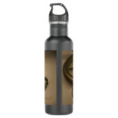 Zoek jezelf! waterfles  (Achterkant)