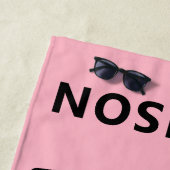 Zoek me in de pool Moderne Zwemmen Aangepaste naam Strandlaken (In situ)