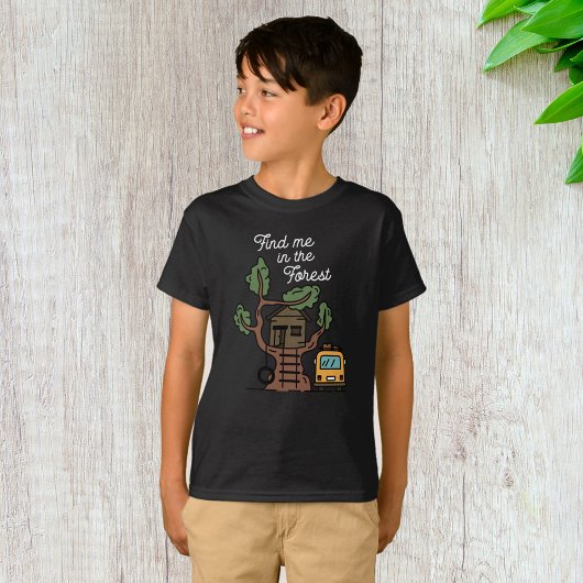 Zoek me in het bos t-shirt