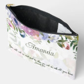 Zoek me met heel je hart, bloemengepersonaliseerd etui (Open)