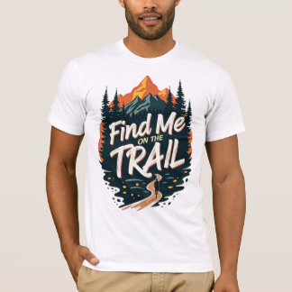 Zoek me op het pad (trailrunning) t-shirt