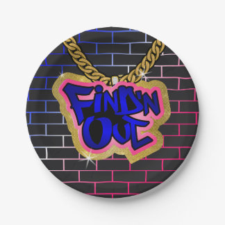 Zoek 'n Out Bord! Hip Hop! Papieren Bordje