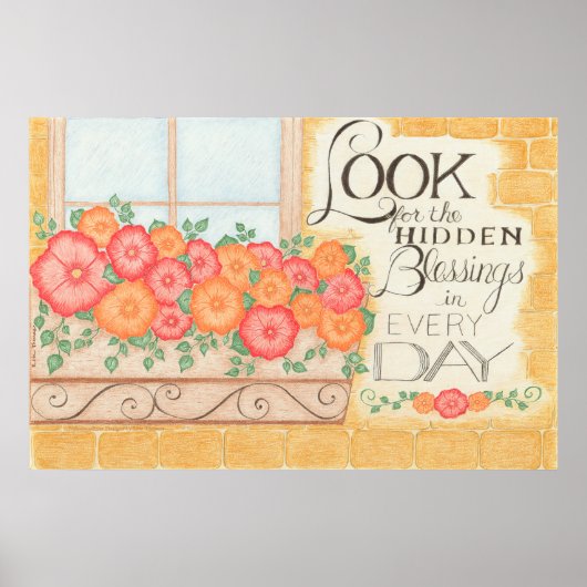 Zoek naar het Hidden Blessings Poster (Voorkant)