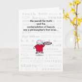 ZOEK NAAR WAARHEID & PIZZA! Kaart (Gele Bloem)