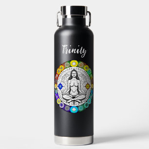 Zoek Serenity Meditatie Spiritueel gepersonaliseer Waterfles