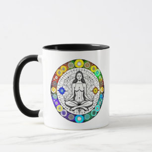 Zoek Serenity Meditatie Yoga Spiritueel Mok
