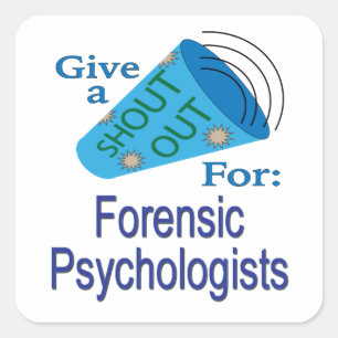 Zoek uit voor forensische psychologen vierkante sticker
