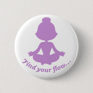 Zoek uw Flow Button (Paarse)