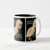 Zoek uw manier waarop u thuis Inspirerend roemijfe Tweekleurige Koffiemok (Voorkant rechts)