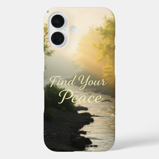 Zoek uw vrede Case-Mate iPhone case (Achterkant)