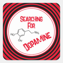 Zoeken naar dopamine-Sticker Vierkante Sticker