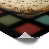 zoeken naar koffiewoorden poster (Hoek)