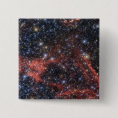 Zoeken naar overlevende van een supernova-explosie vierkante button 5,1 cm (Voorkant)