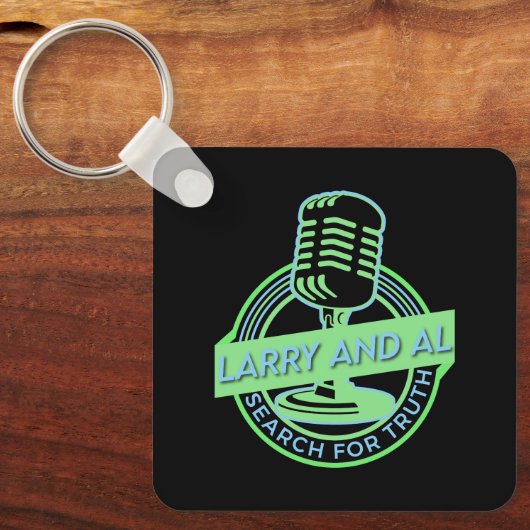 Zoeken naar Waarheid QR Code Sleutelhanger (Voorkant)