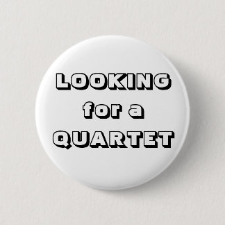 "Zoekend een Kwartet"knopen Ronde Button 5,7 Cm
