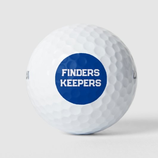 ZOEKERS EN HOUDERS GOLFBALLEN (Voorkant)