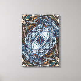 zoeklicht satelliet canvas afdruk