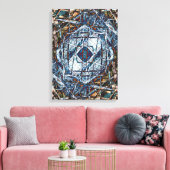 zoeklicht satelliet canvas afdruk (Insitu (Woonkamer))