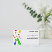 zoekopdrachten, visitekaartje (Staand voorkant)