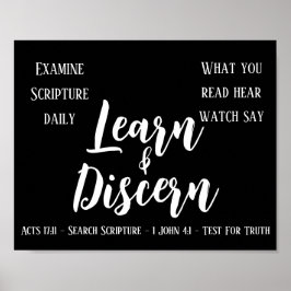 Zoekscripts zwart poster