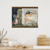 Zoektocht naar Heilige Graal,Vision van engelen aa Poster (Keuken)