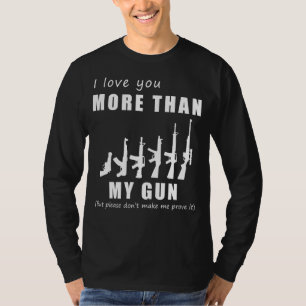 Zoektocht naar humoristische liefde - I Love You M T-shirt
