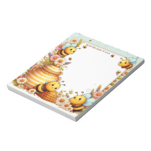 zoemende honingbij notitieblok