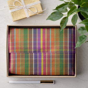 Zoemende Plaid SF Tissuepapier