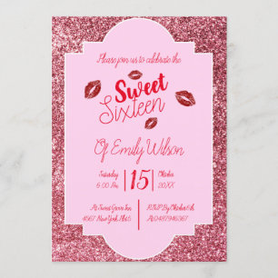 Zoen van sweet sixteen kaart