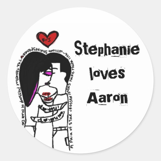 zoenende sticker (Voorkant)