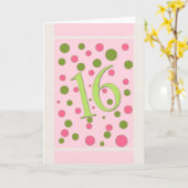 Zoet 16 kaart (Gele Bloem)