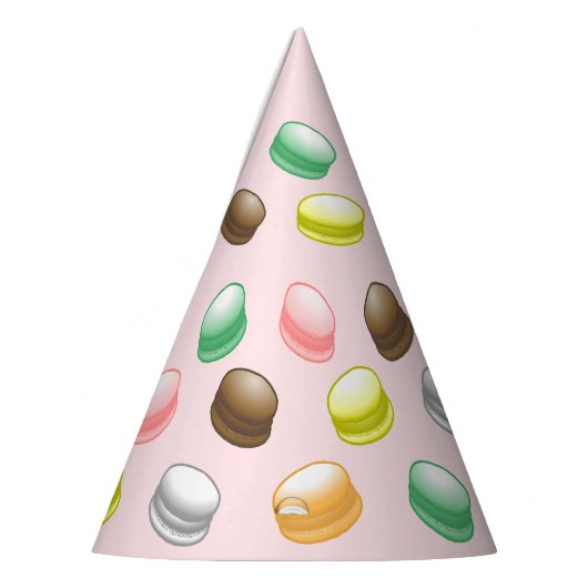 Zoet 16 Macarons Feesthoedjes (Links)