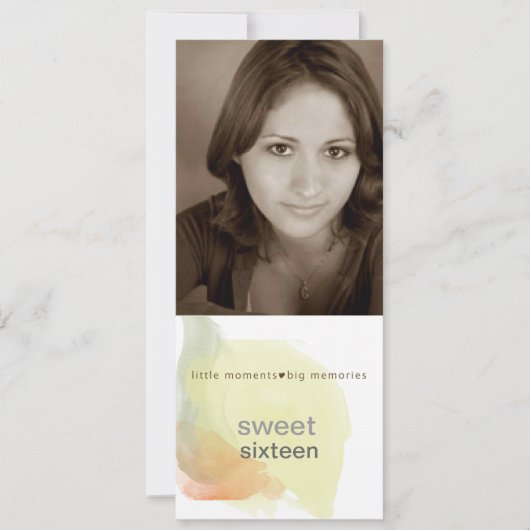 zoet 16 uitnodigingen (Voorkant)