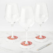 zoet 5 wijnglaslabel (Set)