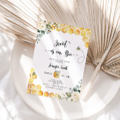 Zoet als baby shower-uitnodiging kaart