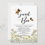 Zoet als bee Baby shower per post Kaart (Voorkant)