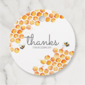 Zoet als beezelde bijen rondom pleisters bedankjes labels (Voorkant)