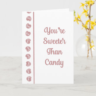 Zoet als Candy Kaart