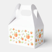 Zoet als een peach Birthday Bedankdoosjes (Achterkant)