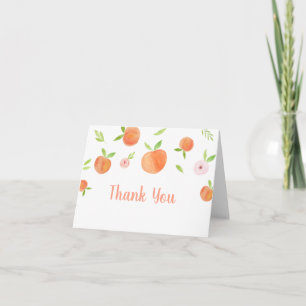 Zoet als een peach Birthday Bedankkaart