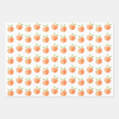 Zoet als een peach Birthday Inpakpapier Vel (Voorkant 2)